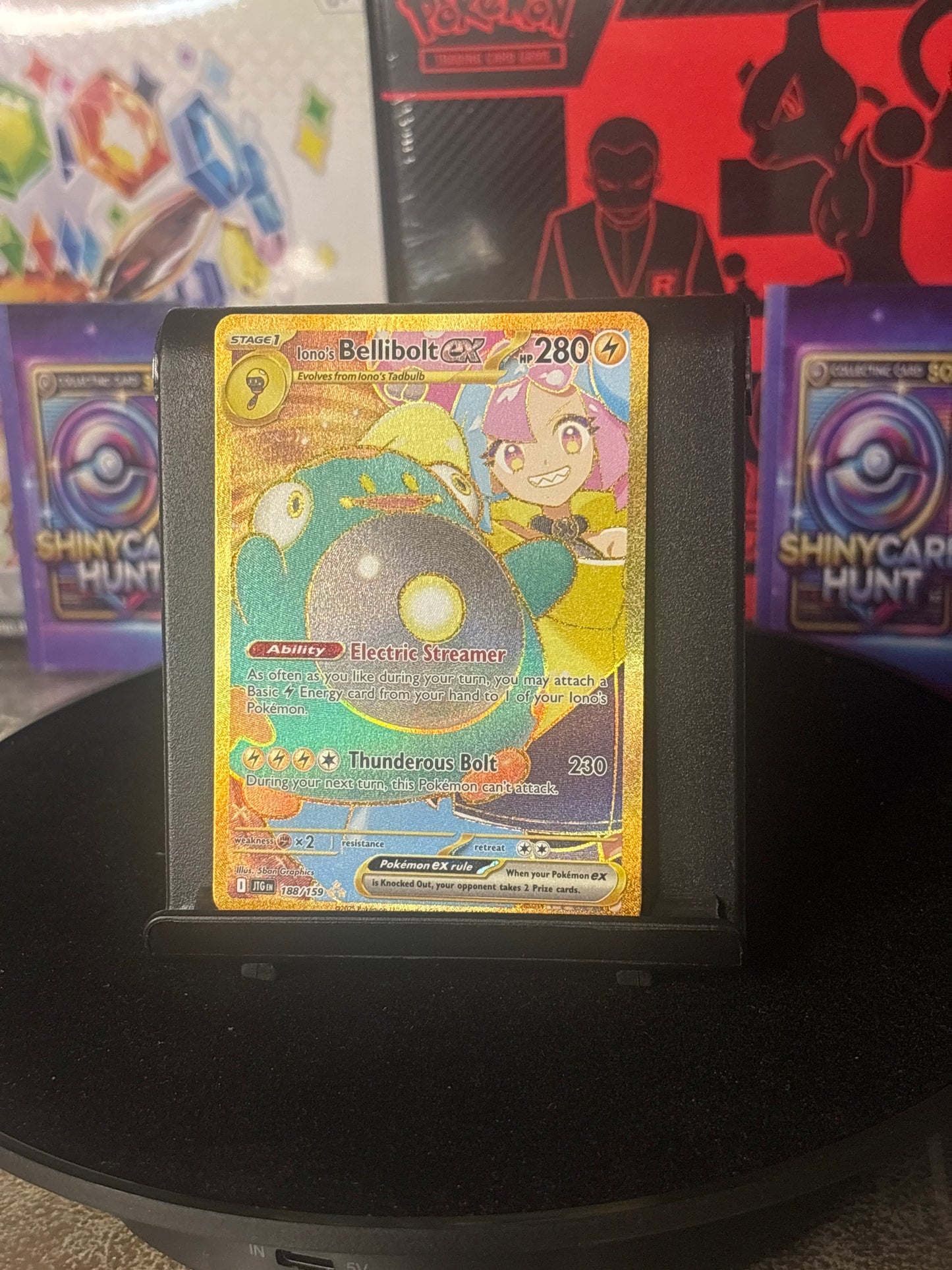 Iono's Bellibolt Ex #188 Pokemon Journey Together