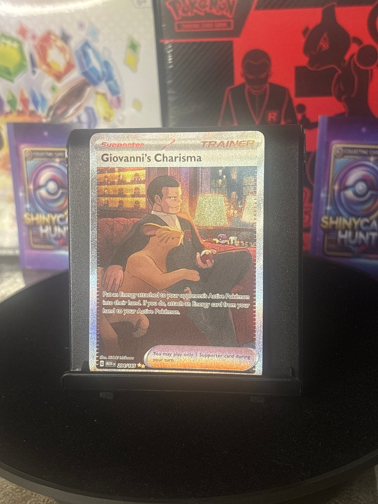 Giovanni's Charisma #204 Pokemon Scarlet & Violet 15