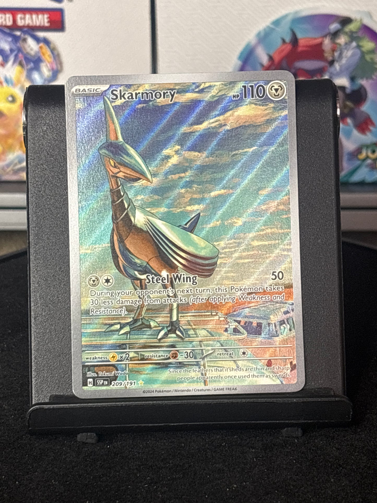 Skarmory #209 Pokemon Surging Sparks