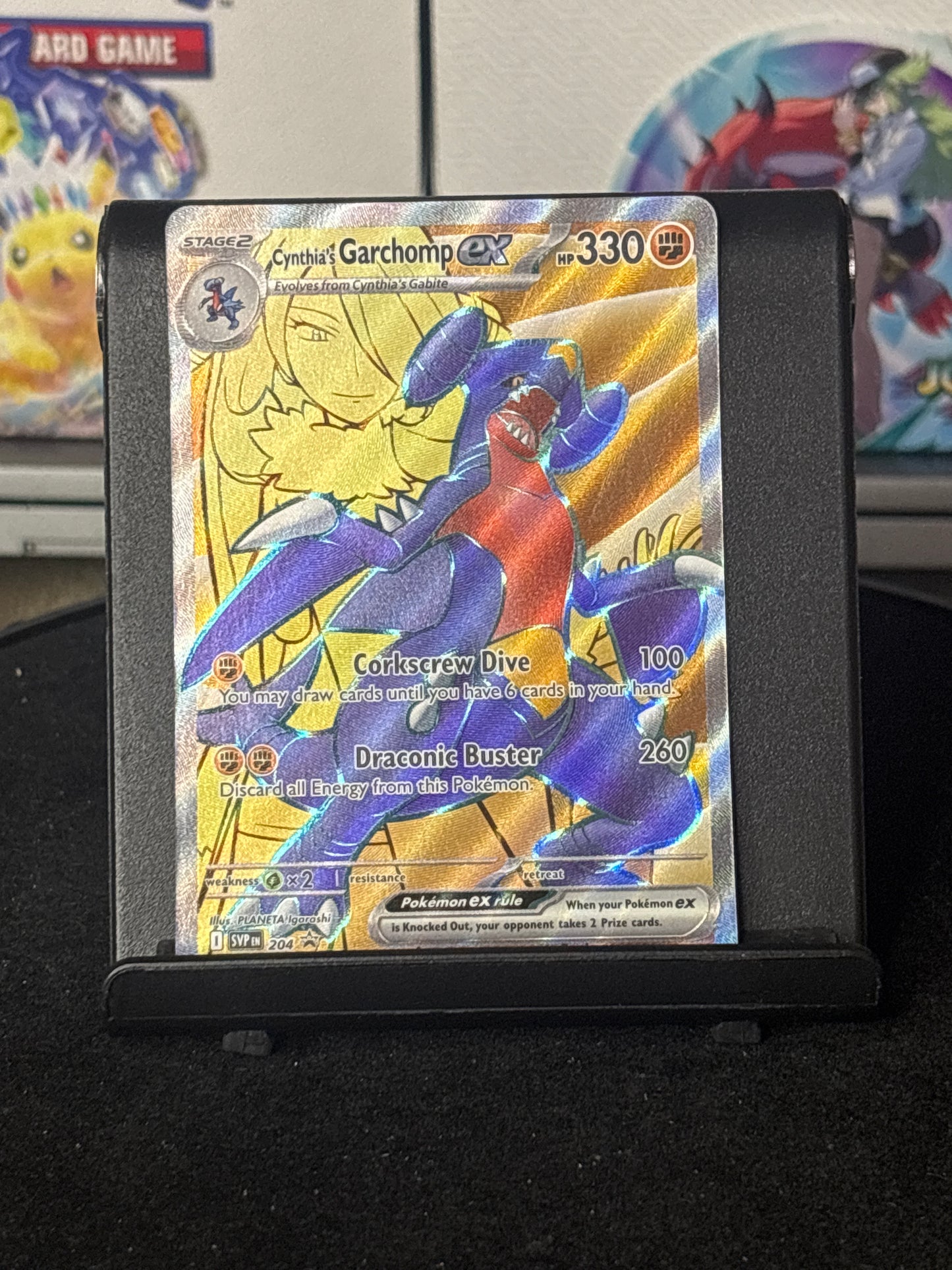 Cynthia's Garchomp Ex #204 Pokemon Promo