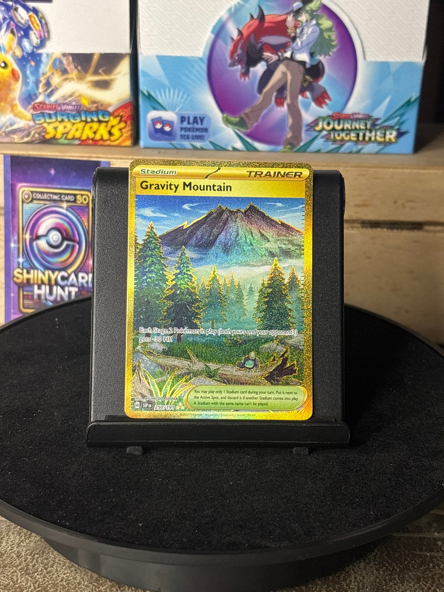 Gravity Mountain #250 Pokemon Surging Sparks