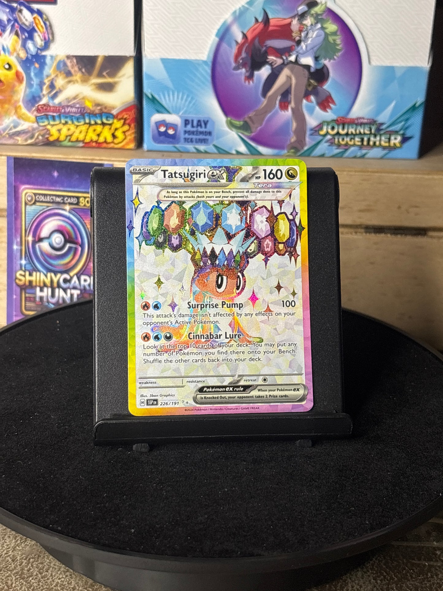 Tatsugiri Ex #226 Pokemon Surging Sparks