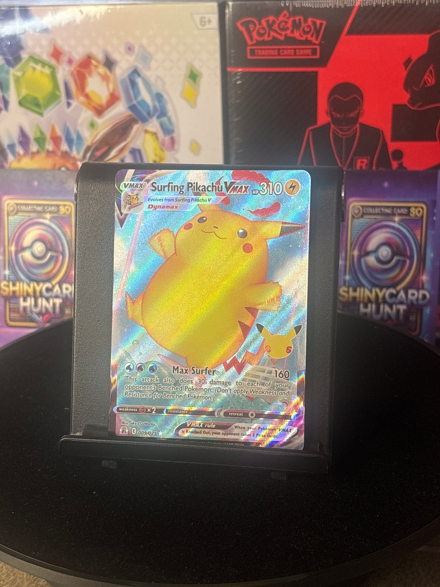 Surfing Pikachu VMAX #9 Pokemon Celebrations