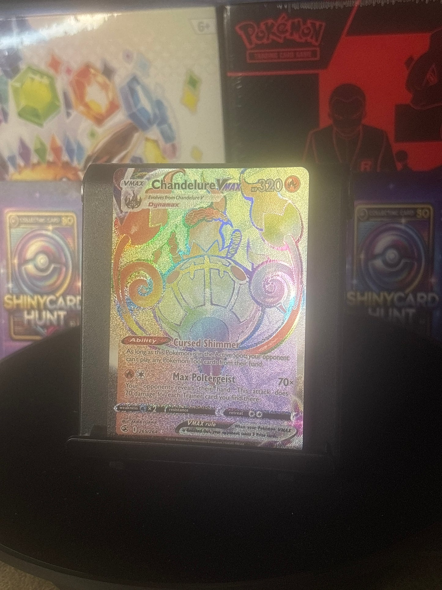 Chandelure VMAX #265 Pokemon Fusion Strike