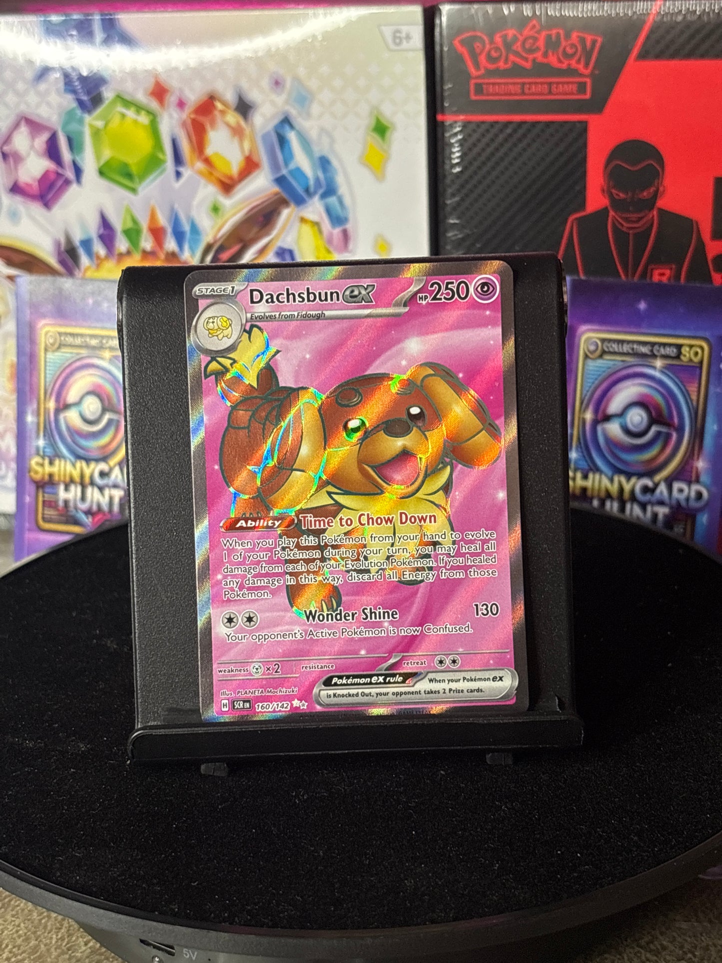 Dachsbun Ex #160 Pokemon Stellar Crown