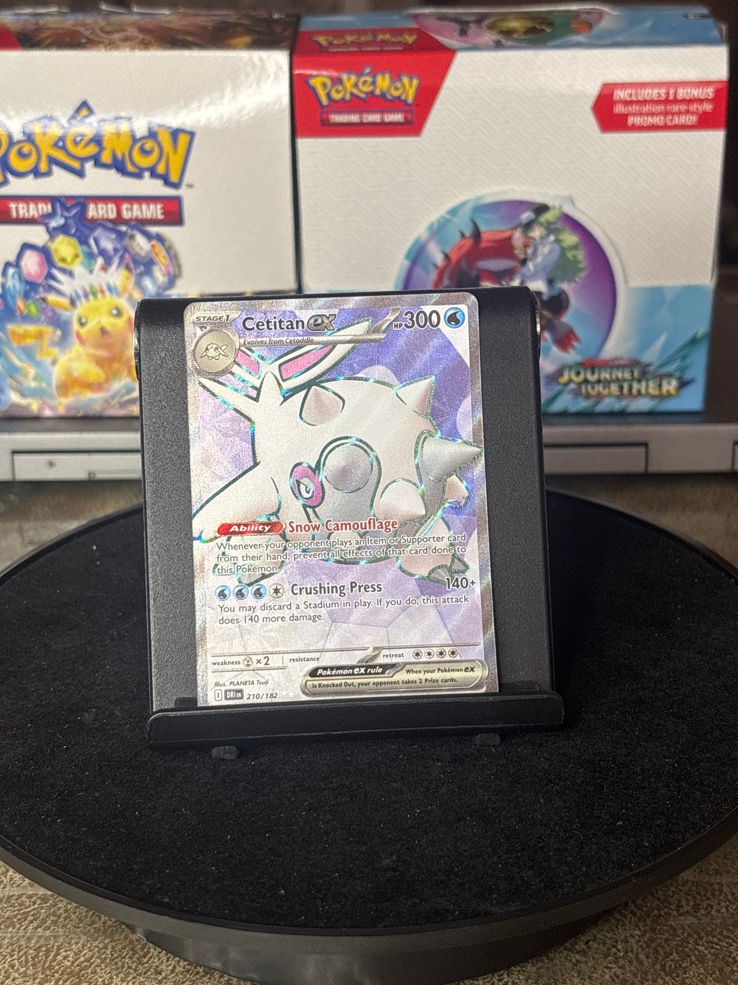 Cetitan Ex #210 Pokemon Destined Rivals