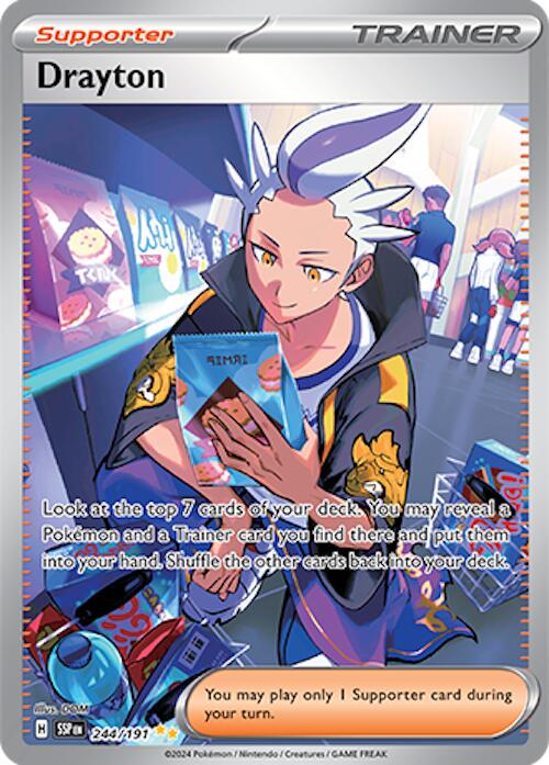 Drayton #244 Pokemon Surging Sparks