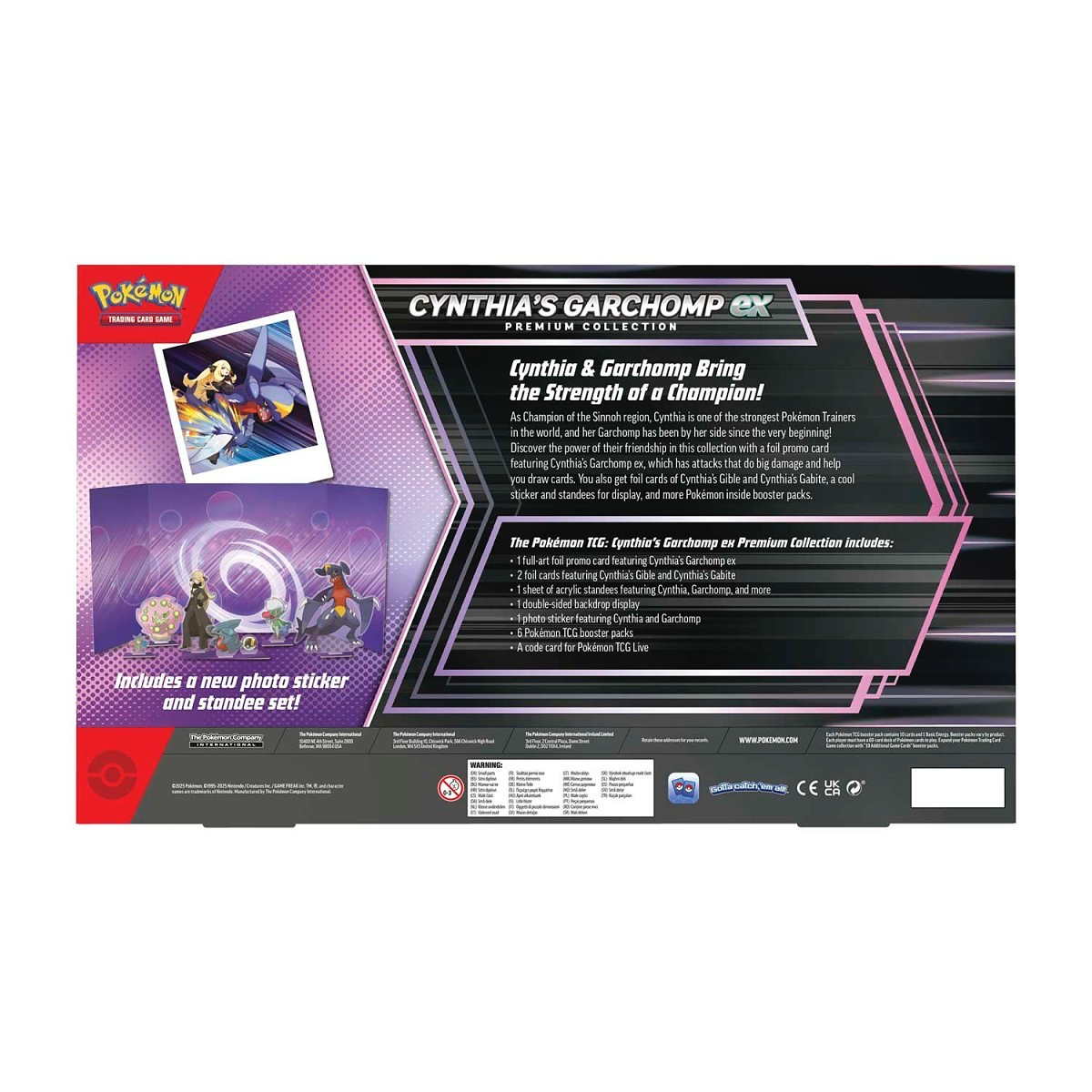 Cynthia's Garchomp ex Premium Collection