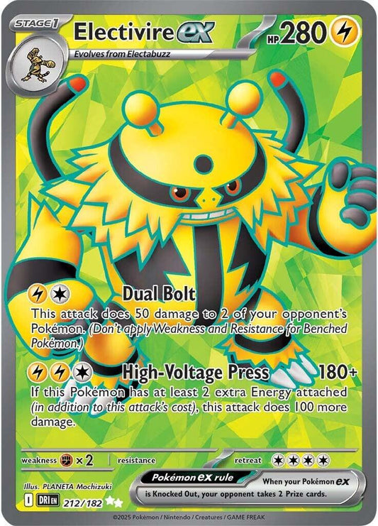 Electivire Ex #212 Pokemon Destined Rivals