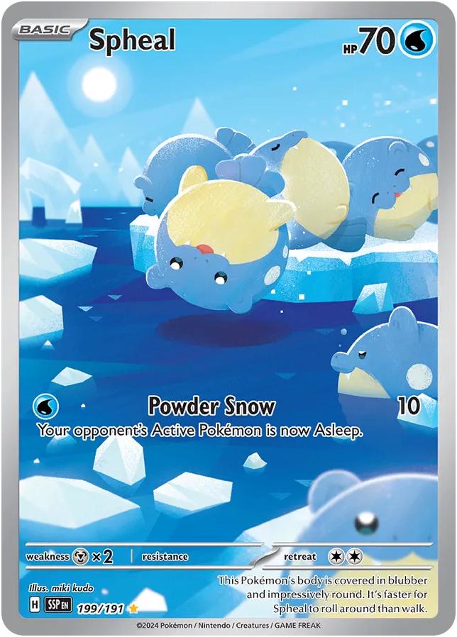 Sparks
Spheal #199 Pokemon Surging Sparks