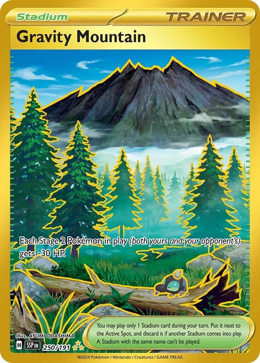 Gravity Mountain #250 Pokemon Surging Sparks