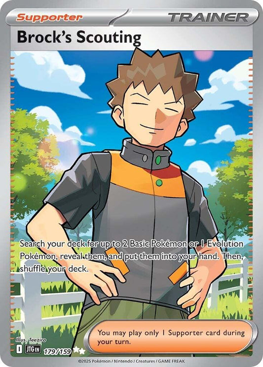 Brock's Scouting #179 Pokemon Journey Together