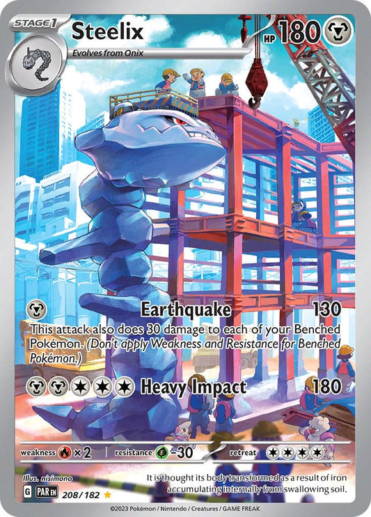 Steelix #208 Pokemon Paradox Rift