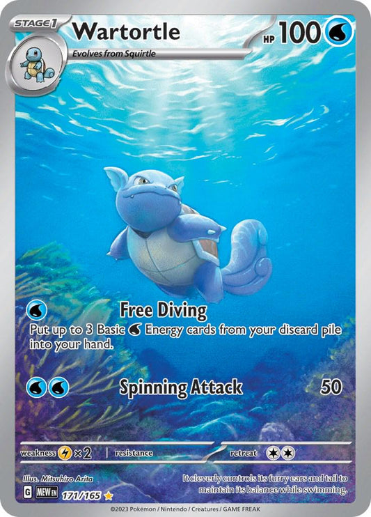 Wartortle #171 Pokemon Scarlet & Violet 151