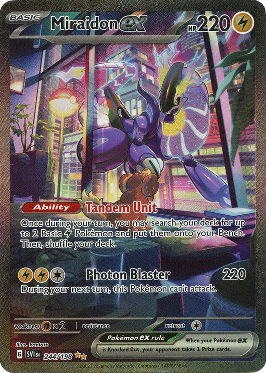 Miraidon Ex #244 Pokemon Scarlet & Violet