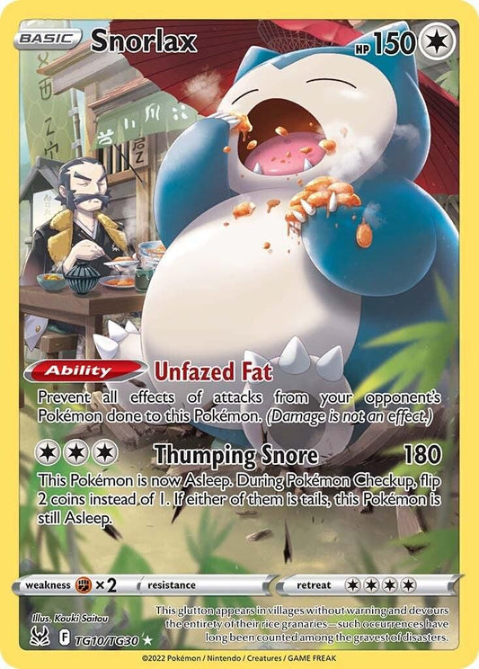 Snorlax #TG10 Pokemon Lost Origin