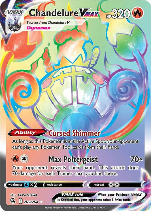 Chandelure VMAX #265 Pokemon Fusion Strike