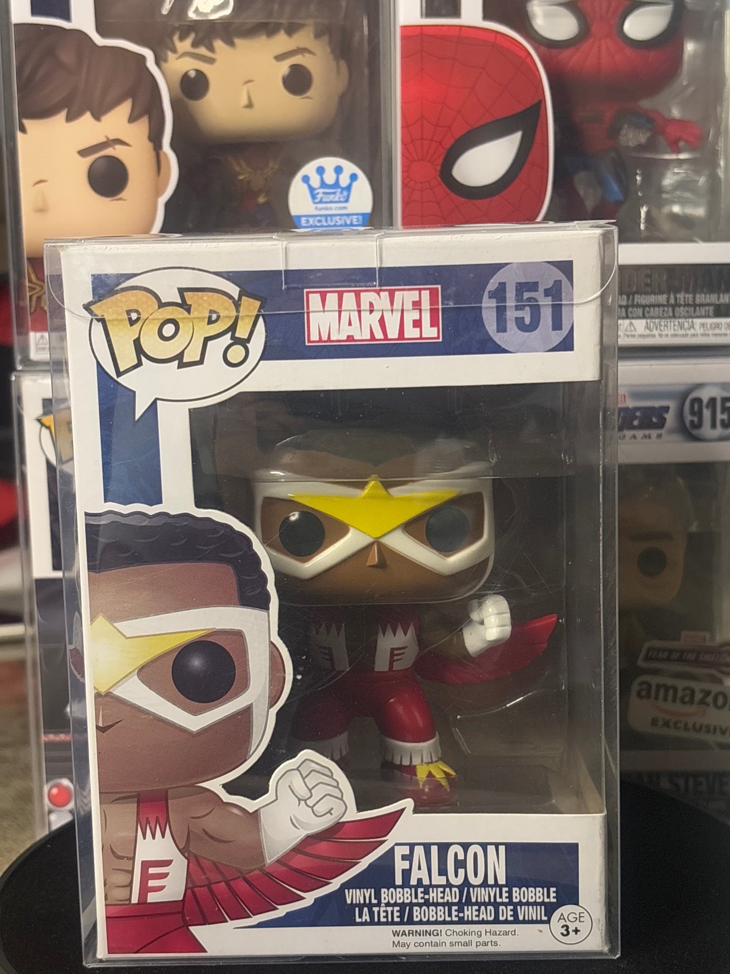 🦅 Funko Pop! Falcon #151 – Marvel Avengers Collectible | Captain America’s Wingman