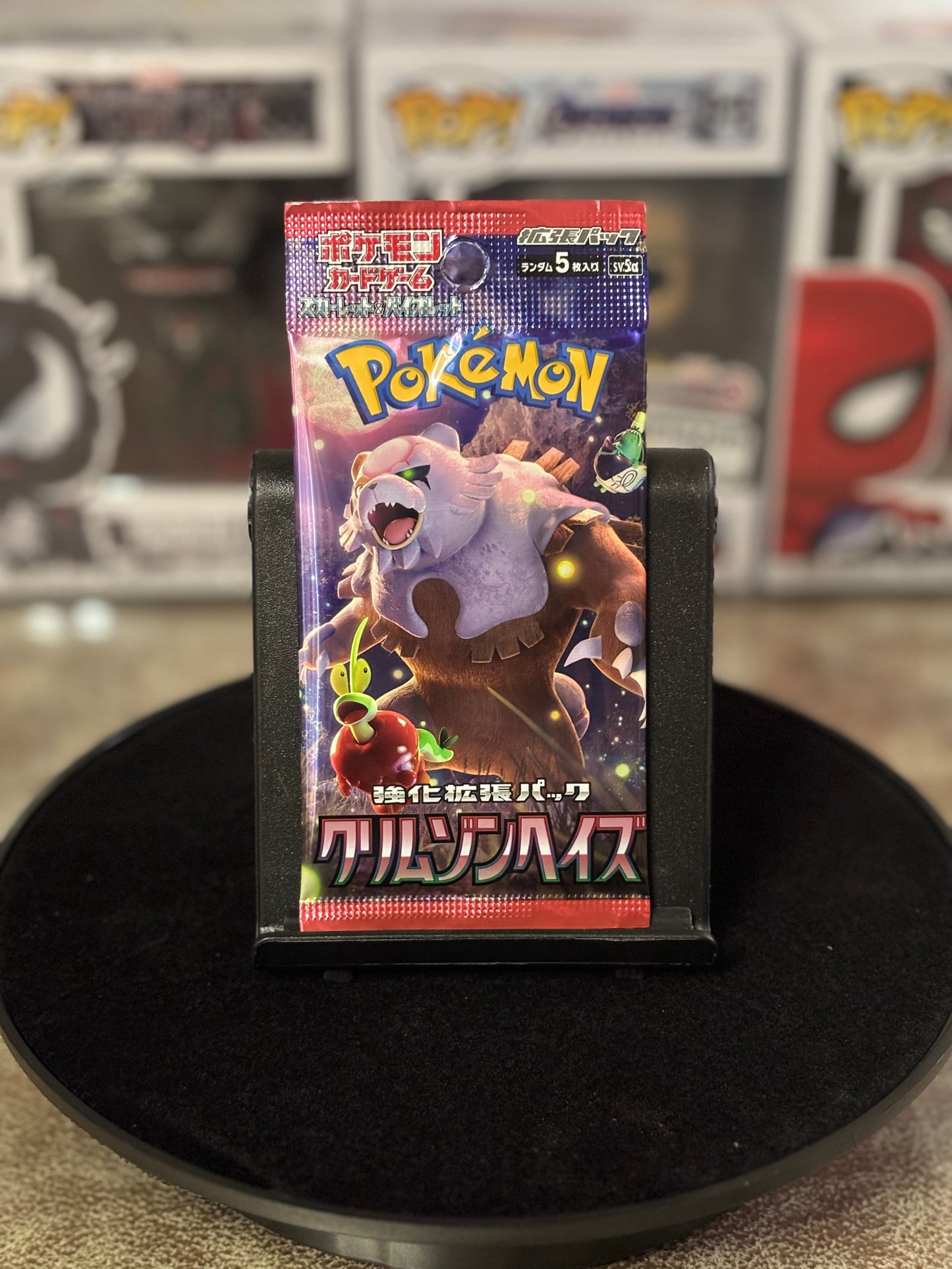 Pokémon TCG Crimson Haze Japanese Booster Pack (SV5a) – Enter the Shadows of Paldea! (Single Pack)